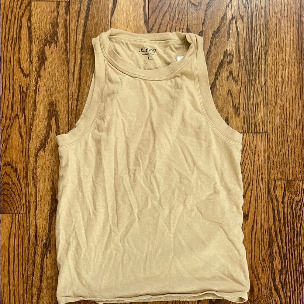 J.Crew Beige Sleeveless Top size small